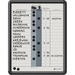 Quartet Classic In/Out Board - 14" (355.60 mm) Height x 11" (279.40 mm) Width - Gray Porcelain Surface - Magnetic, Durable, Stain Resistant, Dent Resistant, Ghost Resistant, Scratch Resistant - Black Frame - 1 Each
