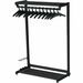 Quartet Two-Shelf Garment Rack - Freestanding - 12 Hangers Included - Contemporary/Modern - 48" Width x 61.5" Height - Black
