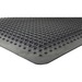 Genuine Joe Flex Step Rubber Anti-Fatigue Mats - Warehouse - 36" (914.40 mm) Length x 24" (609.60 mm) Width - Rubber - Black