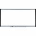 Lorell Signature Series Magnetic Dry-Erase Board - 96" (8 ft) Width x 48" (4 ft) Height - Coated Steel Surface - Silver, Ebony Frame - 1 Each