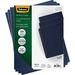 Fellowes Expressions Oversize Linen Presentation Covers - 11.3" Height x 8.8" Width x 0.1" Depth - For Letter 8 1/2" x 11" Sheet - Navy - Linen - 200 / Pack
