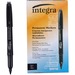 Integra Permanent Fine Point Markers - Fine Marker Point - Black - 1 Dozen