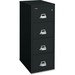 FireKing Insulated Four-Drawer Vertical File - 20.8" x 25" x 52.8" - 4 x Drawer(s) for File - Legal - Vertical - Scratch Resistant, Pick Resistant Lock, Drill Resistant, Fire Proof - Black - Chrome - Steel