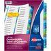 Avery Two-Column Table Contents Dividers w/Tabs - 32 x Divider(s) - 1-32 - 32 Tab(s)/Set - 8.50" Divider Width x 11" Divider Length - 3 Hole Punched - White Paper Divider - Multicolor Paper Tab(s) - 32 / Set