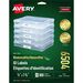 Avery Laser Label - 1 3/4" Width x 1/2" Length - Removable Adhesive - Rectangle - Laser - White - 800 / Pack