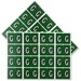 Pendaflex A-Z End End Tab Filing Labels - "Alphabet" - 1 1/4" x 15/16" Length - Rectangle - Dark Green - 240 / Pack - Self-adhesive