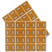 Pendaflex A-Z End End Tab Filing Labels - "Alphabet" - 1 1/4" x 15/16" Length - Rectangle - Light Brown - 240 / Pack - Self-adhesive