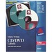 AveryÂ® CD/DVD Labels For Color Lasers, 30 Disc Labels & 60 Spine Labels (6692) - Permanent Adhesive - Laser, Inkjet - White - 2 / Sheet - 30 / Pack