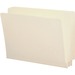 Smead Shelf-Master Straight Tab Cut Letter Recycled End Tab File Folder - 8 1/2" x 11" - 3/4" Expansion - 100 / Box