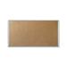 Quartet Webco Bulletin Board - 18" (457.20 mm) Height x 24" (609.60 mm) Width - Cork Surface - Aluminum Frame - 1 Each