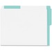 Pendaflex Letter Recycled Top Tab File Folder - 8 1/2" x 11" - Green - 10% Recycled - 100 / Box