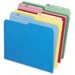 Pendaflex 1/2 Tab Cut Letter Recycled Top Tab File Folder - 8 1/2" x 11" - Top Tab Location - Assorted Position Tab Position - Assorted - 30% Recycled - 24 / Pack