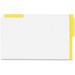 Pendaflex Legal Recycled Top Tab File Folder - Top Tab Location - Yellow - 10% Recycled - 100 / Box