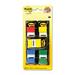 3M Value Pack Flag - 1" - Rectangle - Assorted - Removable - 225 / Pack