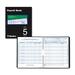 Blueline Five Employees Payroll Book - Twin Wirebound - 10" (25.4 cm) x 12 1/4" (31.1 cm) Sheet Size - White Sheet(s) - Black Cover - Recycled - 1 Each