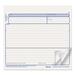 Blueline Triplicate Bilingual Inter-Office Memo Form - 250 Sheet(s) - 3 PartCarbonless Copy - 8" (203.20 mm) x 8.50" (215.90 mm) Sheet Size - 250 / Box