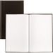 Blueline 790 Series Account Record Book - 200 Sheet(s) - Gummed - 7.88" (200.03 mm) x 12.50" (317.50 mm) Sheet Size - White Sheet(s) - Black Cover - Recycled - 1 Each