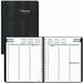 Blueline Essential Weekly Planner, 8" x 6-1/2" , Bilingual, Black - Bilingual - Julian Dates - Weekly - 12 Month - January 2026 to December 2026 - 7:00 AM to 7:30 PM - Half-hourly, 7:00 AM to 6:00 PM - Hourly - 1 Week Double Page Layout - 6 1/2" (165.10 mm) x 8" (203.20 mm) Sheet Size - Twin Wire - Black - 1 Each