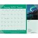 Blueline Monthly Canadian Provinces Planner - Julian Dates - Monthly - 1 Year - January 2022 till December 2022 - 1 Month Single Page Layout - 21 1/4" x 17" Sheet Size - Desk Pad - Clear - Vinyl - Bilingual, Notepad, Reference Calendar, Reinforced - 1 Each