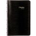 Blueline Wirebound Hourly Appointment Planner - Weekly - January 2022 till December 2022 - 7:00 AM to 6:00 PM - Hourly - 5" x 8" Sheet Size - Twin Wire - Black - Bilingual, Reference Calendar, Address Directory, Phone Directory, Index Sheet, Tabbed, Tear-