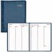 2013 Brownline Essential Weekly Appointment Book - Weekly - 8.5" x 11" - 7:00 AM to 8:45 PM, 7:00 AM to 5:45 PM - 1 Week Per 2 Page(s) - Blue