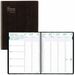Blueline Timanager Weekly Planner, 11" x 8-1/2" , Bilingual, Black - Weekly - 13 Month - December 2025 to December 2026 - 7:00 AM to 7:30 PM - Half-hourly - 1 Week Double Page Layout - 8 1/2" (215.90 mm) x 11" (279.40 mm) Sheet Size - Twin Wire - Black - Vinyl - 1 Each