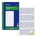 Blueline Receipt Forms Book - 200 Sheet(s) - 2 PartCarbonless Copy - 6.75" (171.45 mm) x 11" (279.40 mm) Sheet Size - Blue Cover - 1 Each