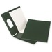 Oxford Letter Recycled Pocket Folder - 8 1/2" x 11" - 100 Sheet Capacity - 2 Pocket(s) - Green - 100% Recycled - 25 / Box