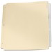 Oxford Loose Leaf Index Tab - 8 Tab(s) - 9.75" Divider Width x 11" Divider Length - 3 Hole Punched - Clear Plastic Tab(s) - Reinforced Edges - 1 / Set