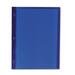 Winnable Letter Report Cover - 8 1/2" x 11" - 80 Sheet Capacity - 3 x Prong Fastener(s) - Poly - Blue - 1 Each