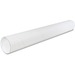 Crownhill Kraft Mailing Tubes - 36" Length - 3" Diameter - Kraft - 1 Each - White