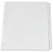 Oxford Heavy Duty Plain Tab Loose Leaf Index Divider - 5 Tab(s) - 8.50" Divider Width x 11" Divider Length - Letter - White Divider - Plastic Tab(s) - Recycled - Reinforced Edges, Heavy Duty - 5 / Set
