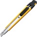 Olfa Multipurpose Professional Model Cutter - Retractable, Locking Blade - Yellow - 3.62" (91.95 mm) Length - 1 Each