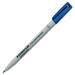 Lumocolor Fibre Tip Porous Point Pen - Ultra Fine Pen Point - Blue - Polypropylene Barrel - 1 Each