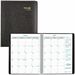 Brownline EcoLogix Monthly Planner - Julian Dates - Monthly - 14 Month - December 2023 - January 2025 - 1 Month Double Page Layout - 8 1/2" x 11" Sheet Size - Twin Wire - Black - Paper - Address Directory, Phone Directory, Soft Cover - 1 Each