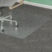 Lorell Rectangular Medium Pile Chairmat - Carpeted Floor - 60" (1524 mm) Length x 46" (1168.40 mm) Width x 0.13" (3.38 mm) Thickness - Rectangle - Vinyl - Clear