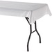 Genuine Joe Banquet-Size Plastic Tablecover - 300 ft (91440 mm) Length x 40" (1016 mm) Width - Plastic - White - 1 / Roll