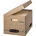 Bankers Box Enviro Stor Storage Case - External Dimensions: 12" Width x 15" Depth x 10" Height - Media Size Supported: Letter 8.50" (215.90 mm) x 11" (279.40 mm), Legal 8.50" (215.90 mm) x 14" (355.60 mm) - Flip Top Closure - Triple End/Single Side/Double