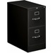 HON 310 H312 File Cabinet - 15" x 26.5"29" - 2 Drawer(s) - Finish: Black