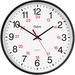 Commercial 12/24Hr Quartz Wall Clock White/Black - each