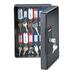 Sentry Safe Key Boxes With Key Tags and Labels - 7.4" x 3.4" x 9.8" - Security Lock - Black - Enamel