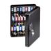 Sentry Safe Key Boxes With Key Tags and Labels - 9.4" x 3.9" x 11.8" - Security Lock - Black - Enamel