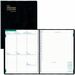 Blueline 13-Month Timanager Weekly Planner - Business - Weekly - December 2023 - December 2024 - 7:00 AM to 6:30 PM - Half-hourly - 1 Week Single Page Layout - 11" x 8 1/2" Sheet Size - Twin Wire - Black - Vinyl - Bilingual, Address Directory, Phone Direc