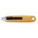 Olfa Compact Safety Knife - Self-retractable - Steel - Black, Yellow - 1 Each