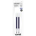 uniball&trade; 207 Gel Pen Refill - 0.70 mm, Medium Point - Blue Ink - Super Ink - 2 / Pack