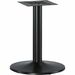 Lorell Essentials Round Conference Table Steel Base - Round Base - 28.5" Height x 23.6" Width x 23.6" Depth - Assembly Required - Black - 1 Each