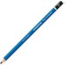 Staedtler Mars Lumograph Pencil - 4B Lead - Gray Lead - Blue Wood Barrel - 1 Each