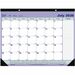 Blueline� 2026-2027 Academic Monthly Desk Pad Calendar, 13 Months, July 2026 to July 2027, 21 1/4" (539.75 mm) x 16" (406.40 mm) - 1 Each - Academic - Monthly - 13 Month - July 2027 to July 2028 - 1 Month Single Page Layout - 21 1/4" (539.75 mm) x 16" (406.40 mm) Sheet Size - 2 x Holes - Desk Pad - Chipboard - 1 Each