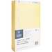 Business Source Legal Pads - 50 Sheets - 0.34" Ruled - 16 lb Basis Weight - 8 1/2" x 14" - Canary Paper - Micro Perforated, Easy Tear, Sturdy Back - 1 Dozen