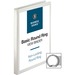 Business Source Round-ring View Binder - 1/2" Binder Capacity - Letter - 8 1/2" x 11" Sheet Size - 125 Sheet Capacity - Round Ring Fastener(s) - 2 Internal Pocket(s) - Polypropylene - White - Wrinkle-free, Gap-free Ring, Clear Overlay, Non Locking Mechanism, Sturdy, Non-glare, Durable - 1 Each